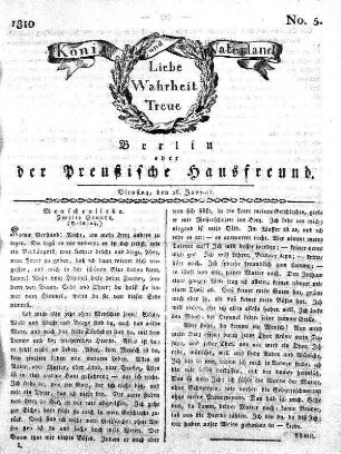 Nr. 5., 16. Januar 1810