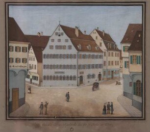 Kronengasse Nr. 8; Nr. 3, Nr. 5 (Haus Leube), Nr. 10. 1883