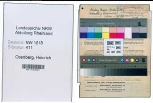 Entnazifizierung Heinrich Osenberg , geb. 07.05.1893 (Stadtinspektor)