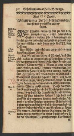 Das XIX. Capitel. Wie uns unsere Hertzen betrügen in ...