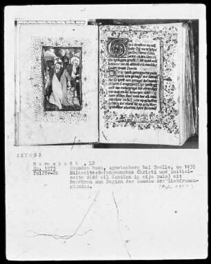 Tagzeiten — Judaskuß, Folio 25verso