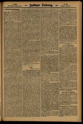 Zweite Ausgabe vom Dienstag, den 24. Juni 1913.