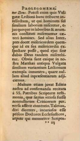 Vulgata antiqua Latina et Itala versio Evangelii secundum Matthaeum