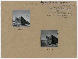 Ministerium für Außenhandel und Innerdeutschen Handel (ab 1967 Ministerium für Außenwirtschaft). Berlin, Mitte, Unter den Linden