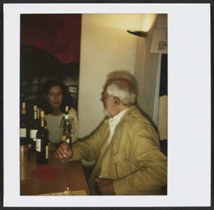 Wolfram Siebeck bei der Weinverkostung im Weingut Elena Walch in Kurtatsch/Südtirol