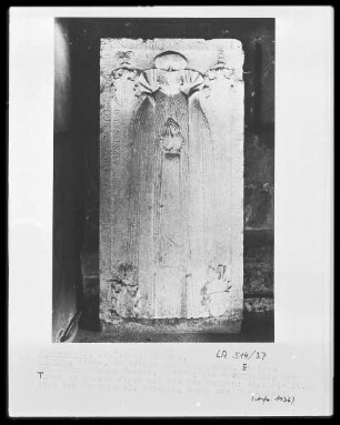 Grabstein der Margarethe von Theler (gestorben 1578)