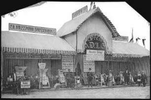 Hamburg. Saxonia Schrotmühlen der Firma C. H. Haussmann aus Großenhain auf der Wanderausstellung