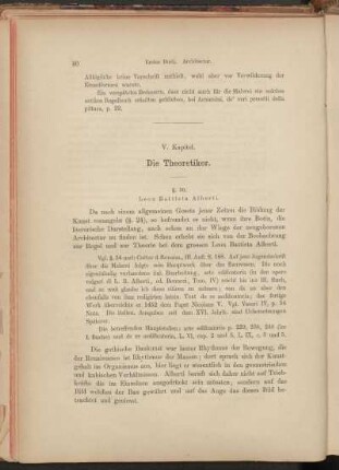 V. Kapitel. Die Theoretiker.