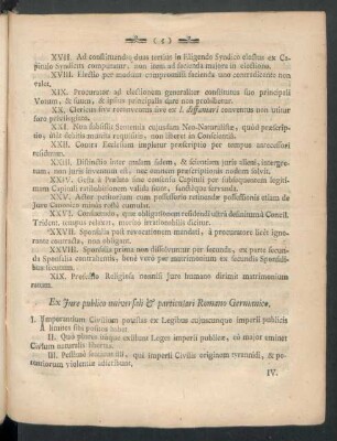 Ex Jure publico universali & particulari Romano Germanico