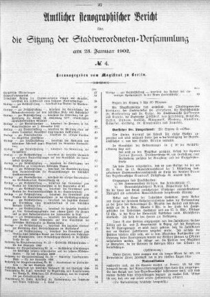 No. 4, 23. Januar 1902