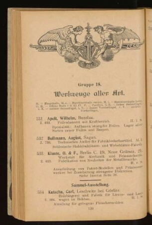 Gruppe 18. Werkzeuge aller Art