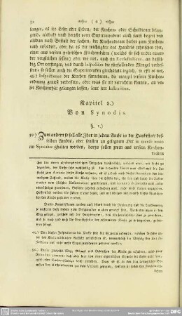 Kapitel 8.) Von Synodis