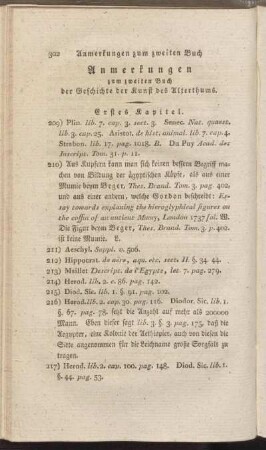Anmerkungen zum zweiten Buch der Geschichte der Kunst des Alterthums.