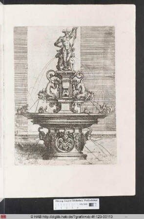 [Brunnen mit einem Bogenschützen. Band III.]
