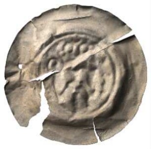 Fundmünze, Brakteat, 1242 - 1280?