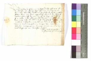 Schreiben des Statthalters von Würzburg an Albrecht von Hohenlohe; Geleit des Horneck von Hornberg.