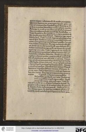 Capitulum vi sapiens omnia possidet.