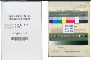 Entnazifizierung Kurt Lindgens , geb. 22.02.1903 (Lederfabrikant)