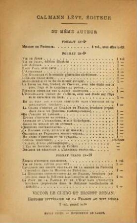 Vie de Jésus