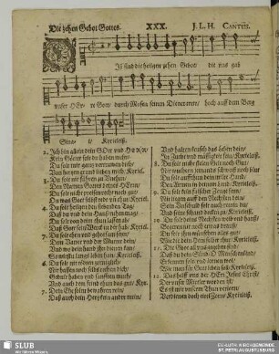 Christliche Gesäng... Catechismus [Nr. XXX - XXXVI]