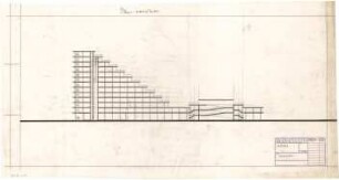 Schneider - Esleben, Paul; Düsseldorf, ARAG - Platz 1 (ehem. Brehmstr. 110); ARAG - Stufenhochhaus, Allgemeine Versicherungs-AG, Hauptverwaltung - Schnitt