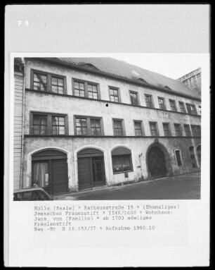 ehemaliges Jenasches Frauenstift