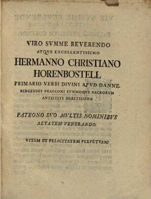 Dissertatio de formulis salutandi apostolicis