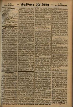Zweite Ausgabe vom Samstag, den 27. März 1915.