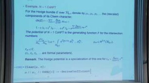 2/3 Mathematical Physics of Hurwitz numbers