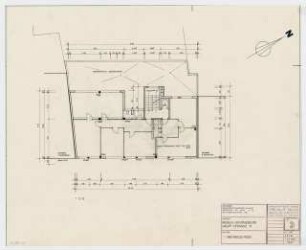 Geschäfts- und Wohnhaus Hauptstraße 13, Berlin-Schöneberg: Grundriss 1. Obergeschoss 1:100