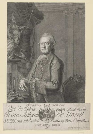 Bildnis des Franc. Antonii de Unertl