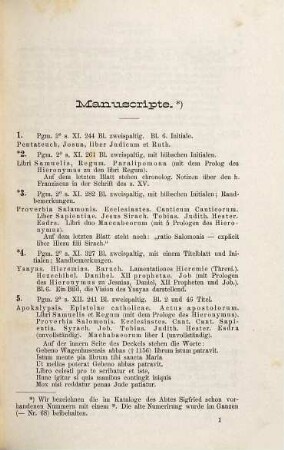 Katalog der Ministerialbibliothek zu Schaffhausen