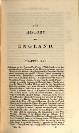 The history of England, from the revolution to the death of George the second : designed as a continuation of Mr. Humes History ; in four volumes. 3