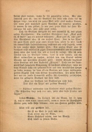 Alles will jetzt größer sein.