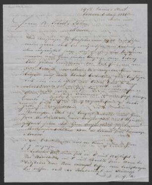 Brief an B. Schott's Söhne : 03.05.1851