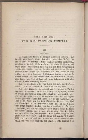 Fünfter Abschnitt. Zweite Epoche der kirchlichen Restauration.