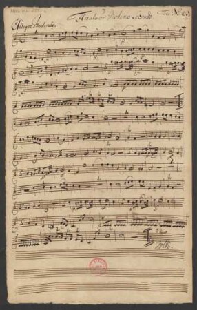 Flauto or Violino secondo