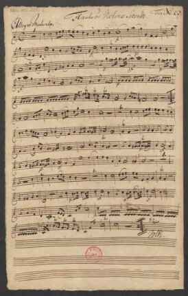 Flauto or Violino secondo
