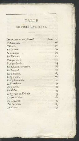 Table du tome troisieme.