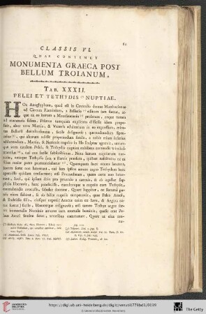 Classis VI, quae continet Monumenta Graeca post Bellum Troianum