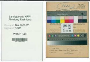 Entnazifizierung Karl Weber , geb. 30.10.1903 (Stadtinspektor)