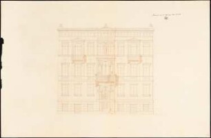 Wohnhaus mit 3 Etagen: Hauptfassade
