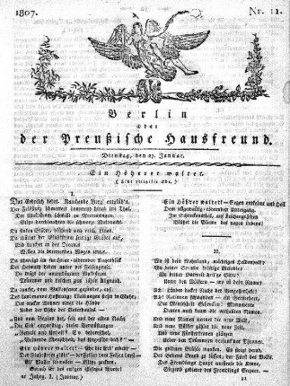 Nr. 11., 27. Januar 1807