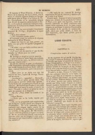 Capítulo I. - Conspiración contra el secreto.