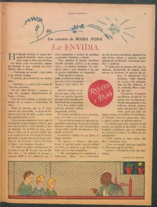 La envidia : Los cuentos de Mama Nona