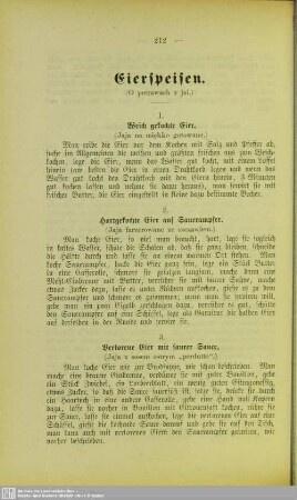 Eierspeisen