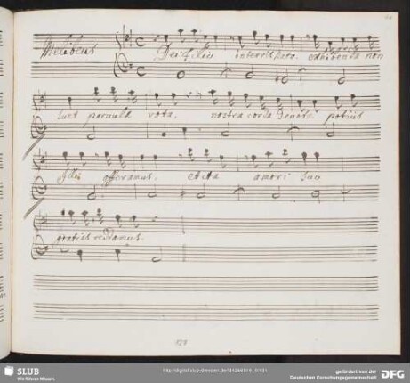 Recitativo: Dei filius in terris nato