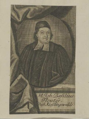 Bildnis des Johann Basilius Fleuter