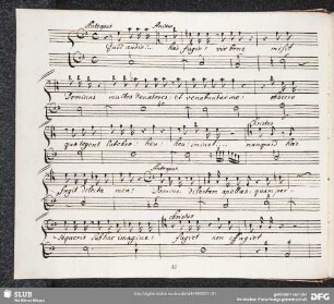 Recitativo: Quid audio