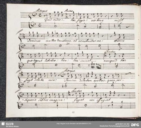 Recitativo: Quid audio